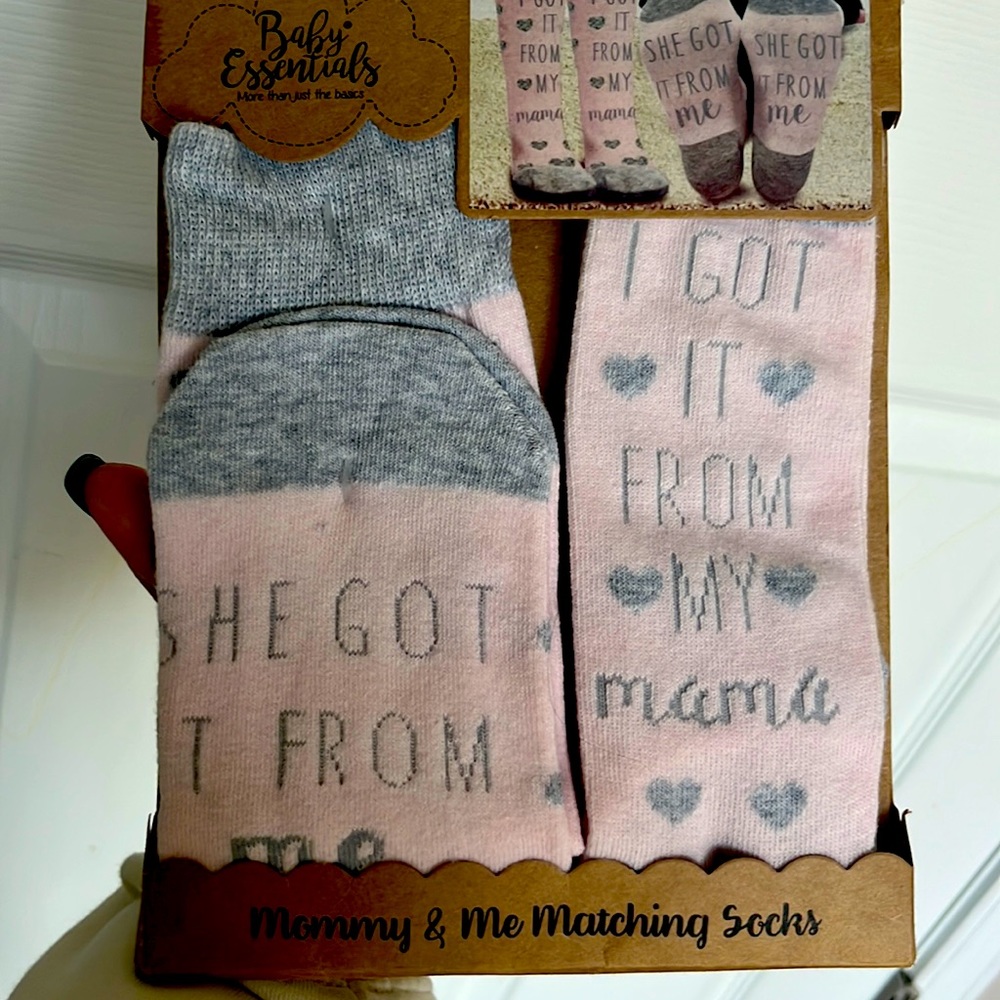 Mommy & me matching socks
